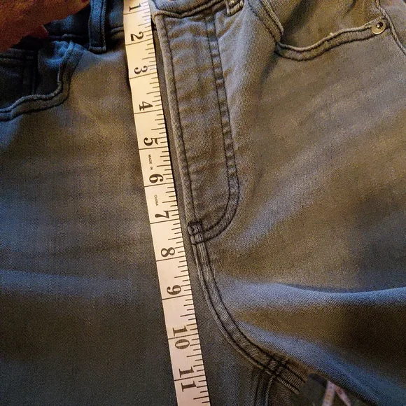 Express Super Highrise Grey Mom Jeans Size 0 Regular - Picture 11 of 12